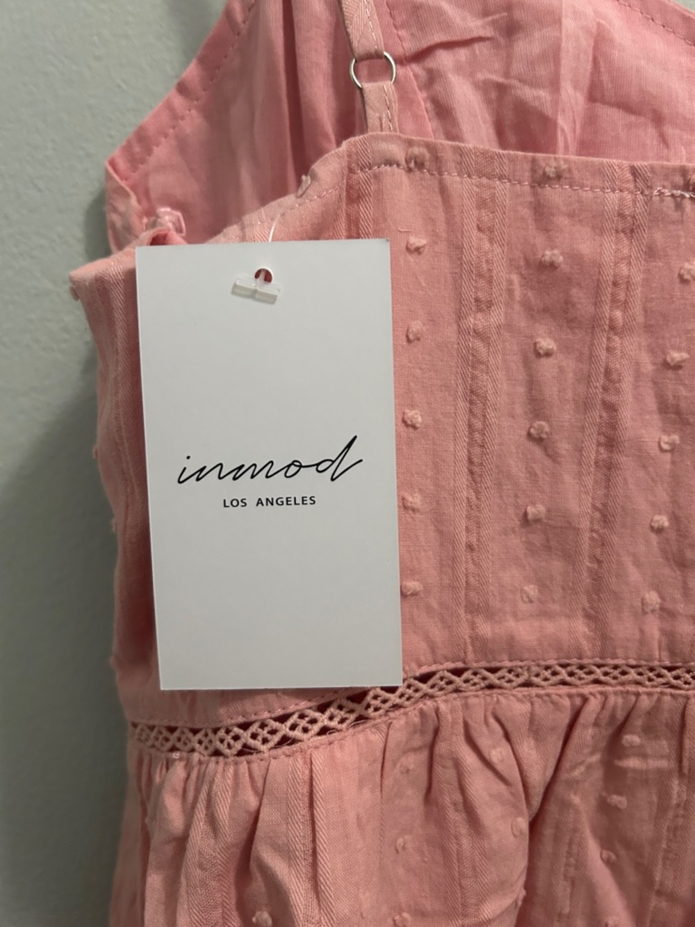 Pink Spaghetti-Strap Sundress - Picture 7 of 7